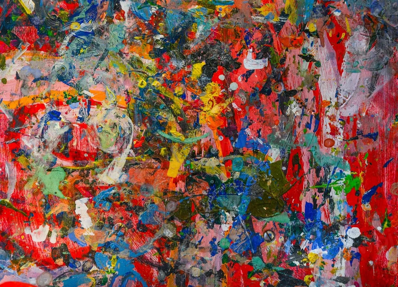 Was sehen Sie? Farbkleckse ("populärer" Blick) oder einen Dialog mit Kunstgeschichte ("reiner" Blick)?